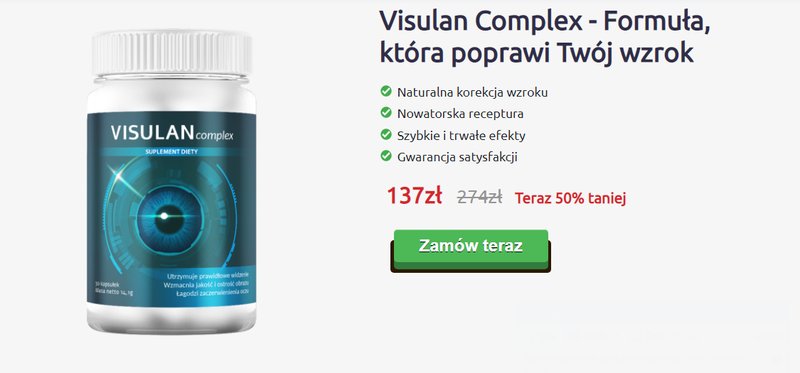 Wylecz swoje trzewia z Visulanem Complex - Odkryj prawdziwą moc naturalnych, visulan complex apteka cena